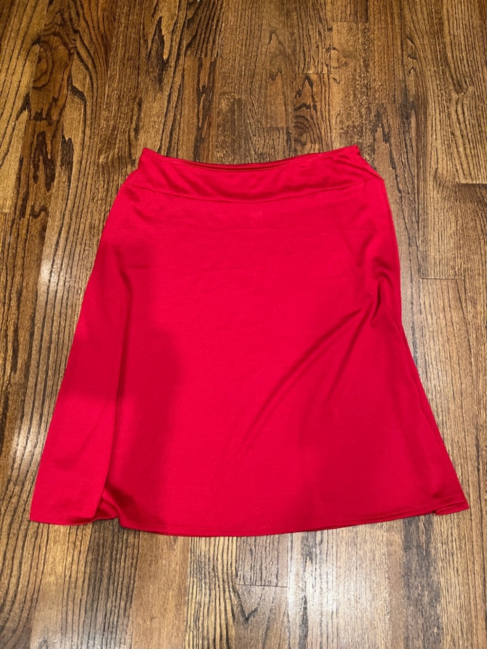 Laura Scott Red A-Line Skirt Sz XL